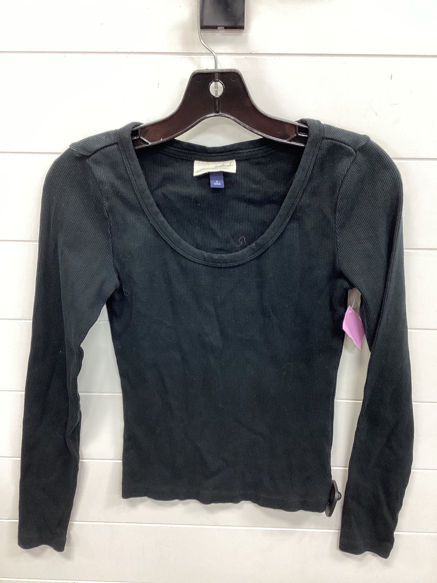 Top Ls By Universal Thread In Black, Size:S