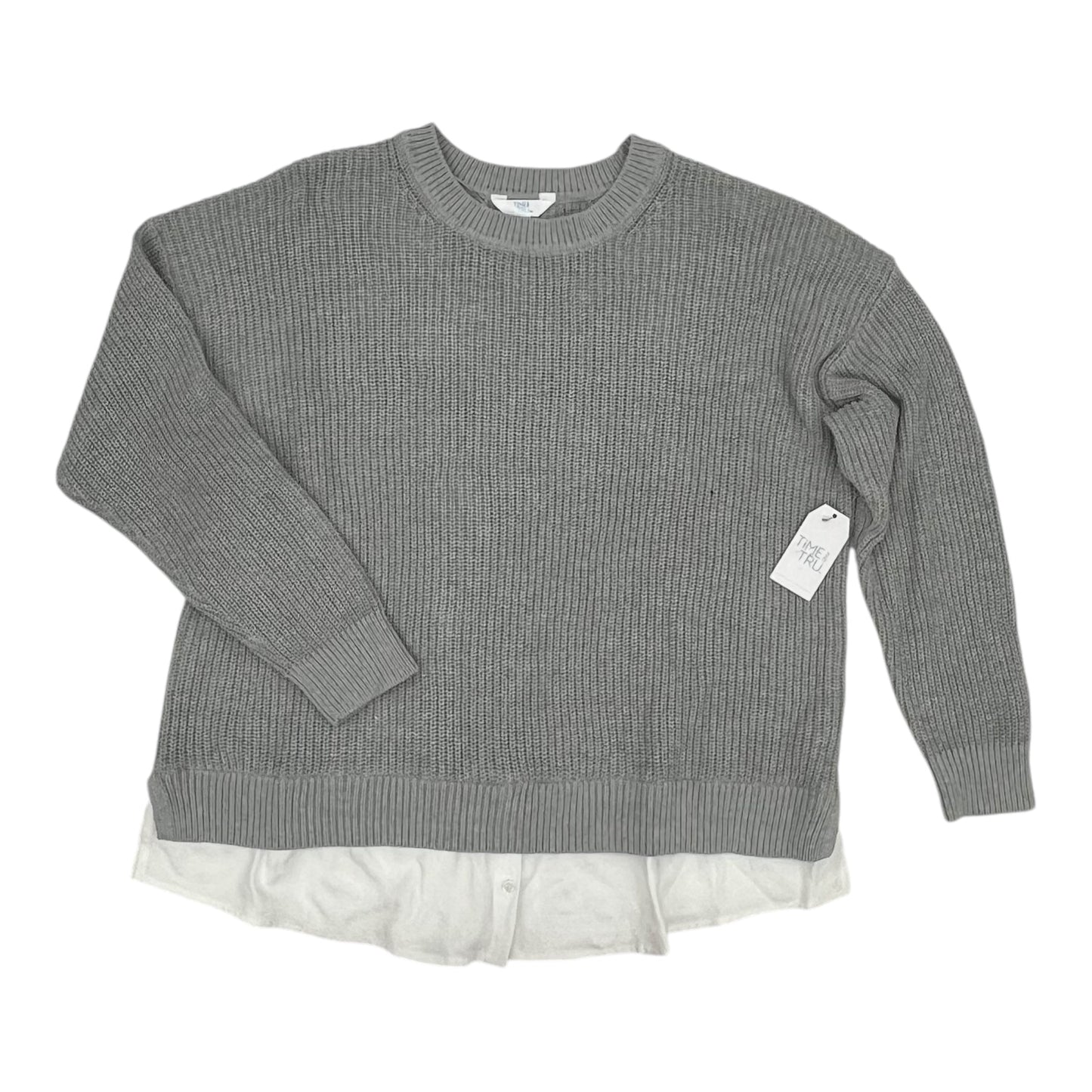 Sweater By Time And Tru In Grey, Size:Xxl