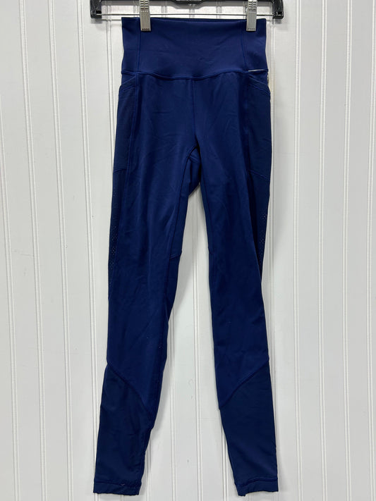 Athletic Leggings By Lululemon In Blue, Size:0