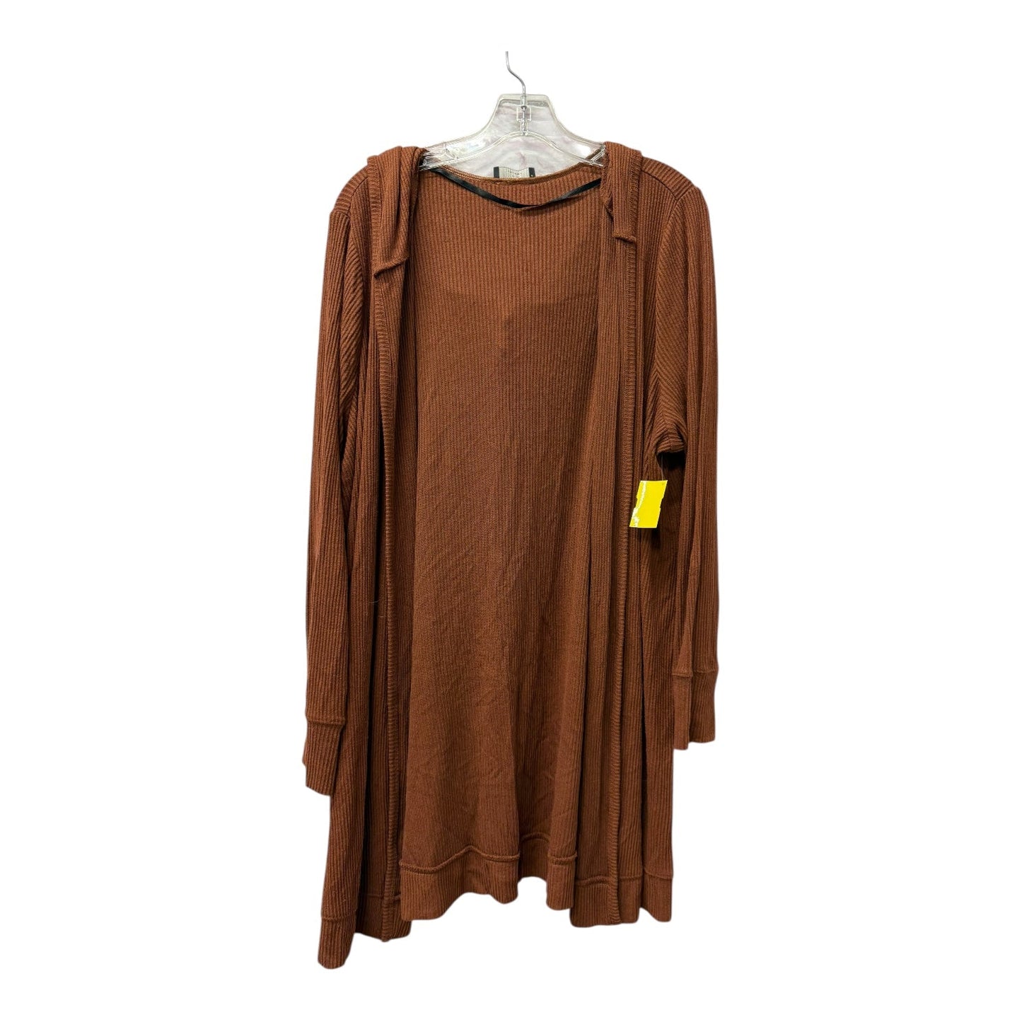 Cardigan By Lane Bryant In Brown, Size:1X