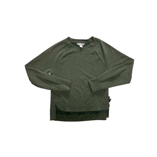 Athletic Top Ls Collar By Athleta In Green, Size:Xs