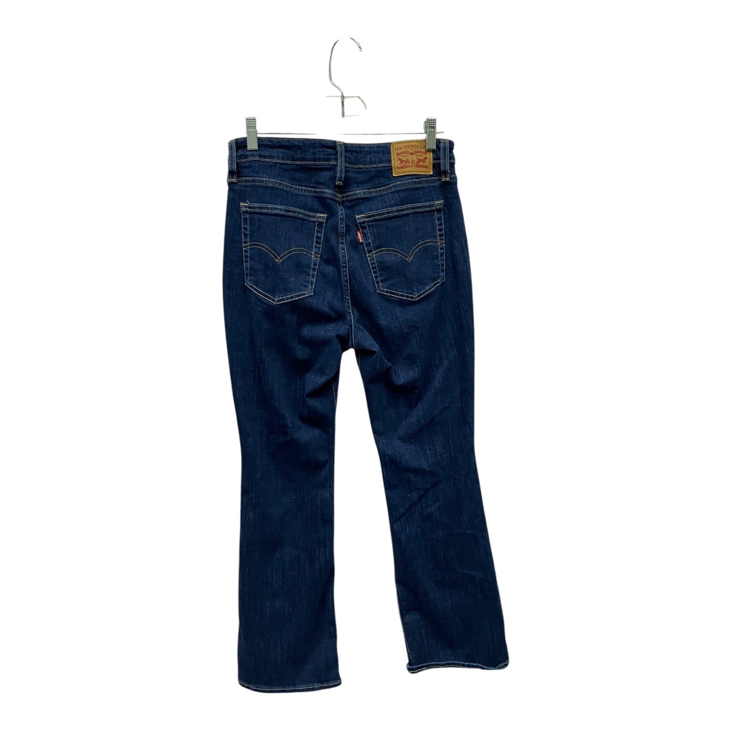 Jeans Boot Cut By Levis In Blue Denim, Size:10