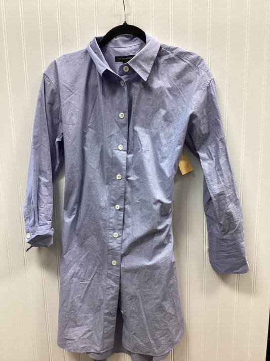 Dress Casual Midi By Banana Republic In Blue, Size:M