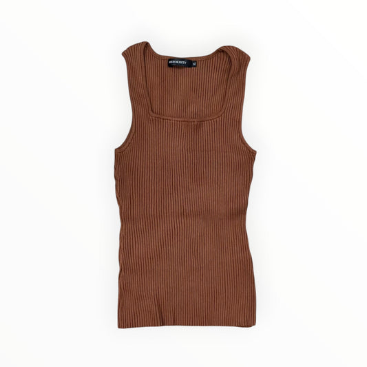 Tank Top By Merokeety In Bronze, Size:Xl