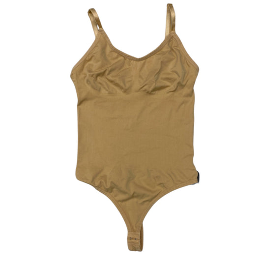 Bodysuit By Clothes Mentor In Tan, Size:L