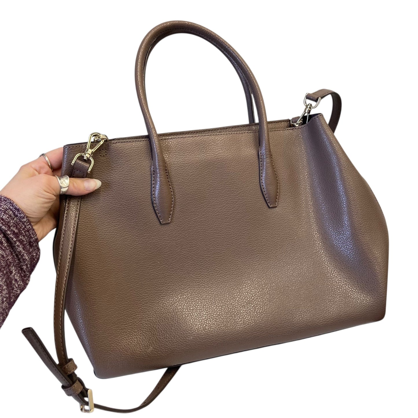 Handbag Designer By Kate Spade In Brown, Size:Large