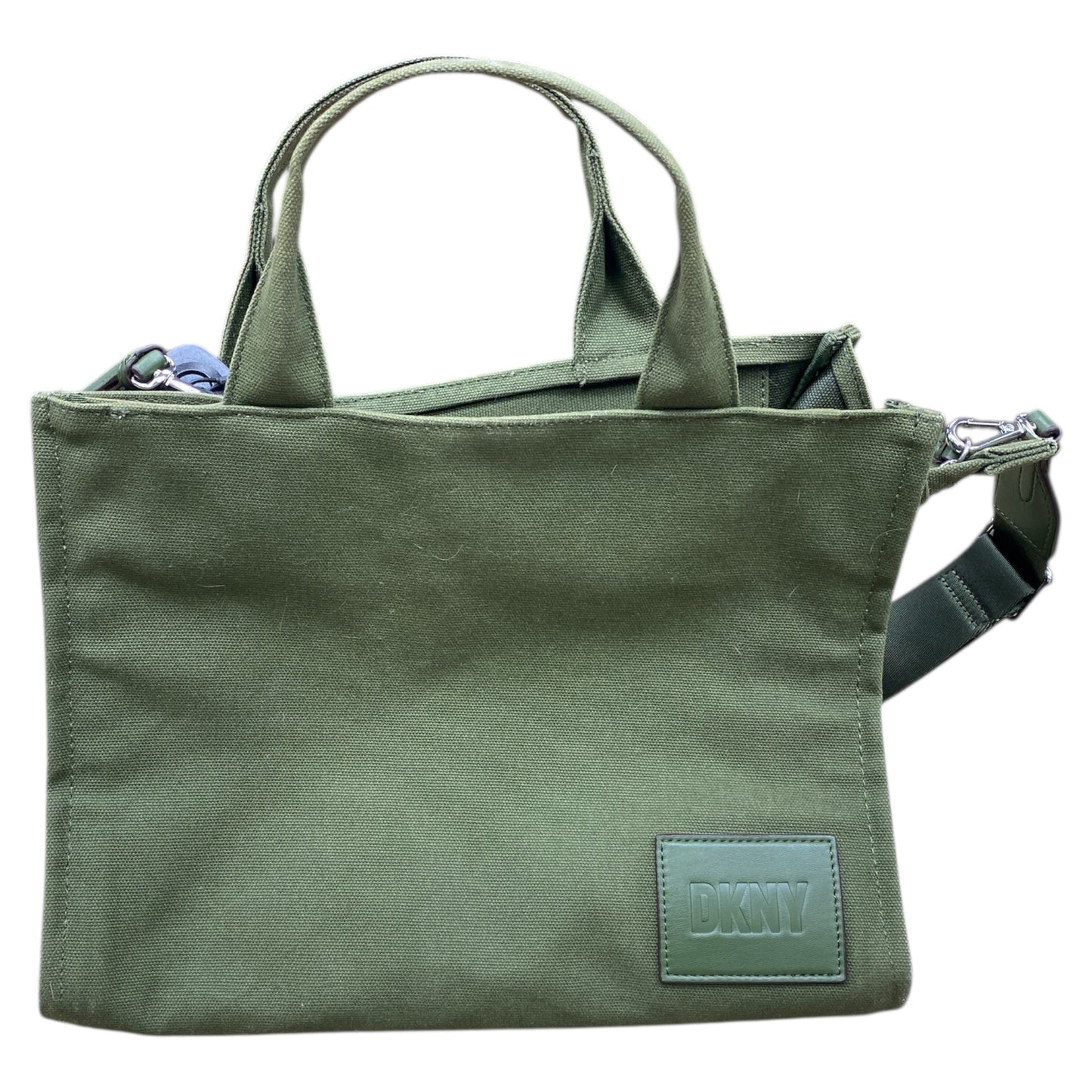 Handbag By Dkny In Green, Size:Medium