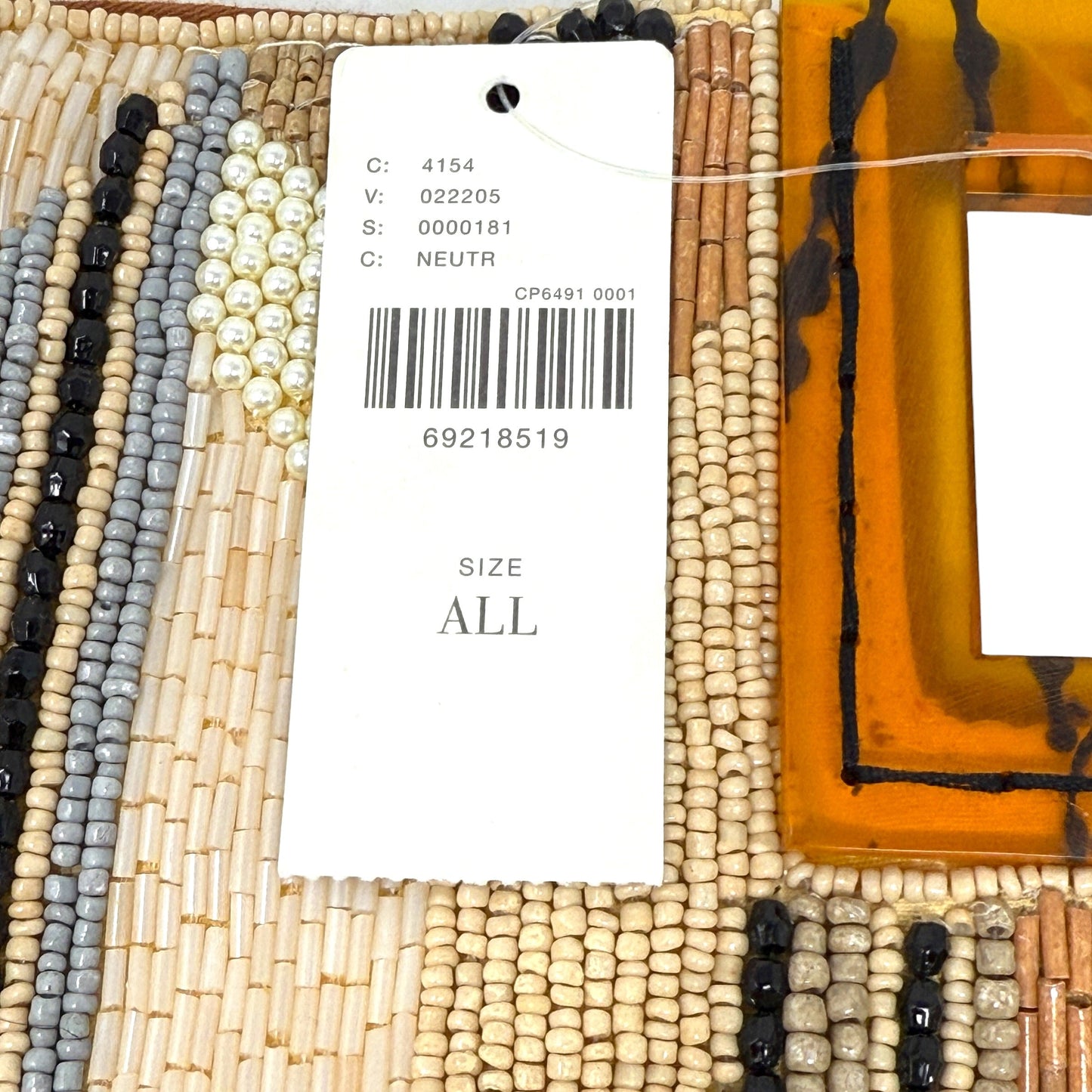 Beaded Clutch By Anthropologie, Size: Medium