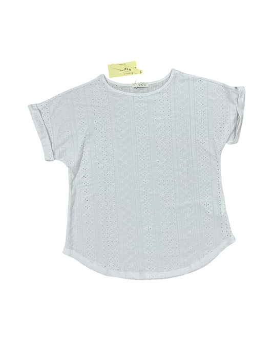 Top Ss By Clothes Mentor In White, Size:M