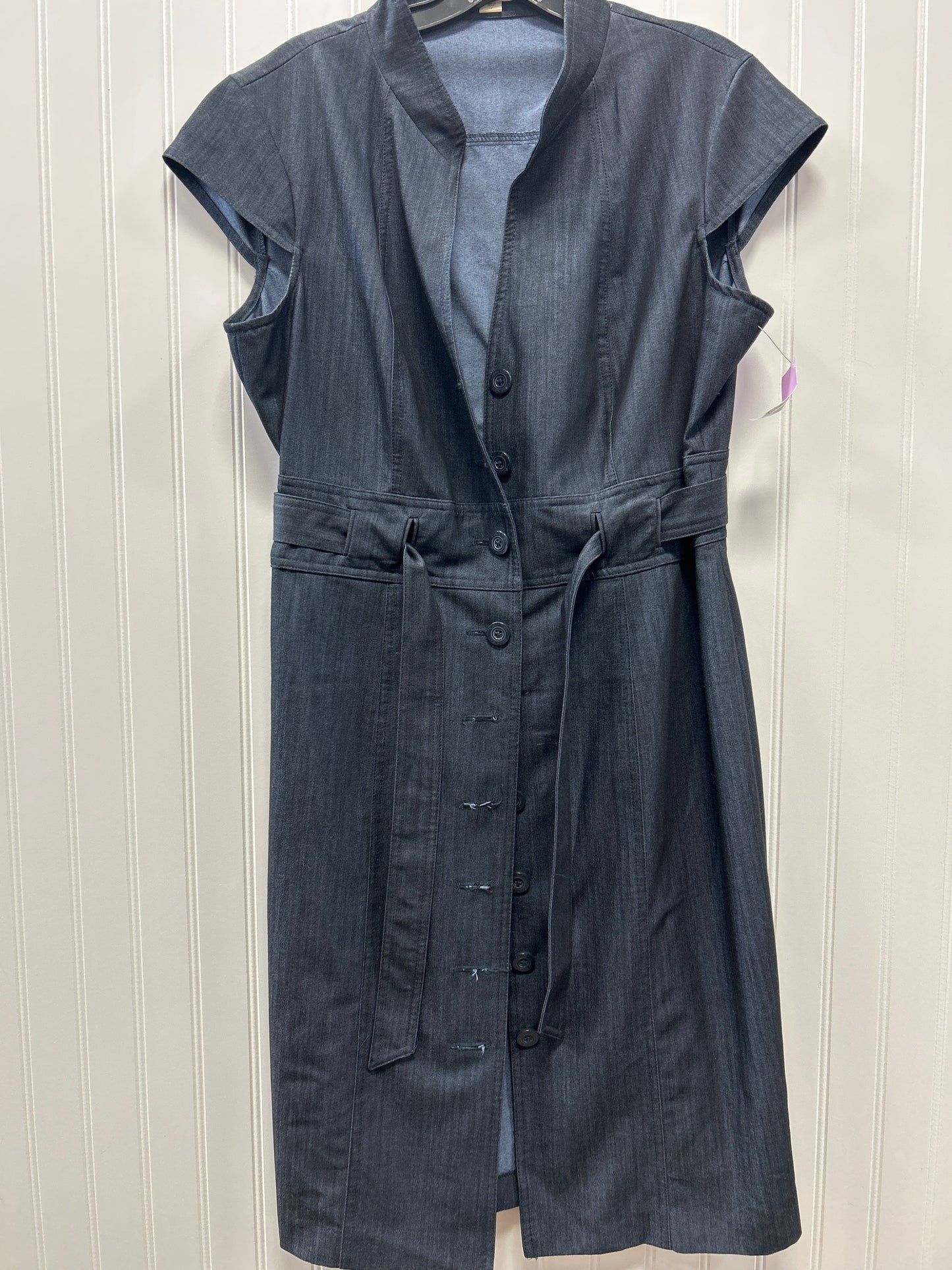 Dress Work By Calvin Klein In Navy, Size:14
