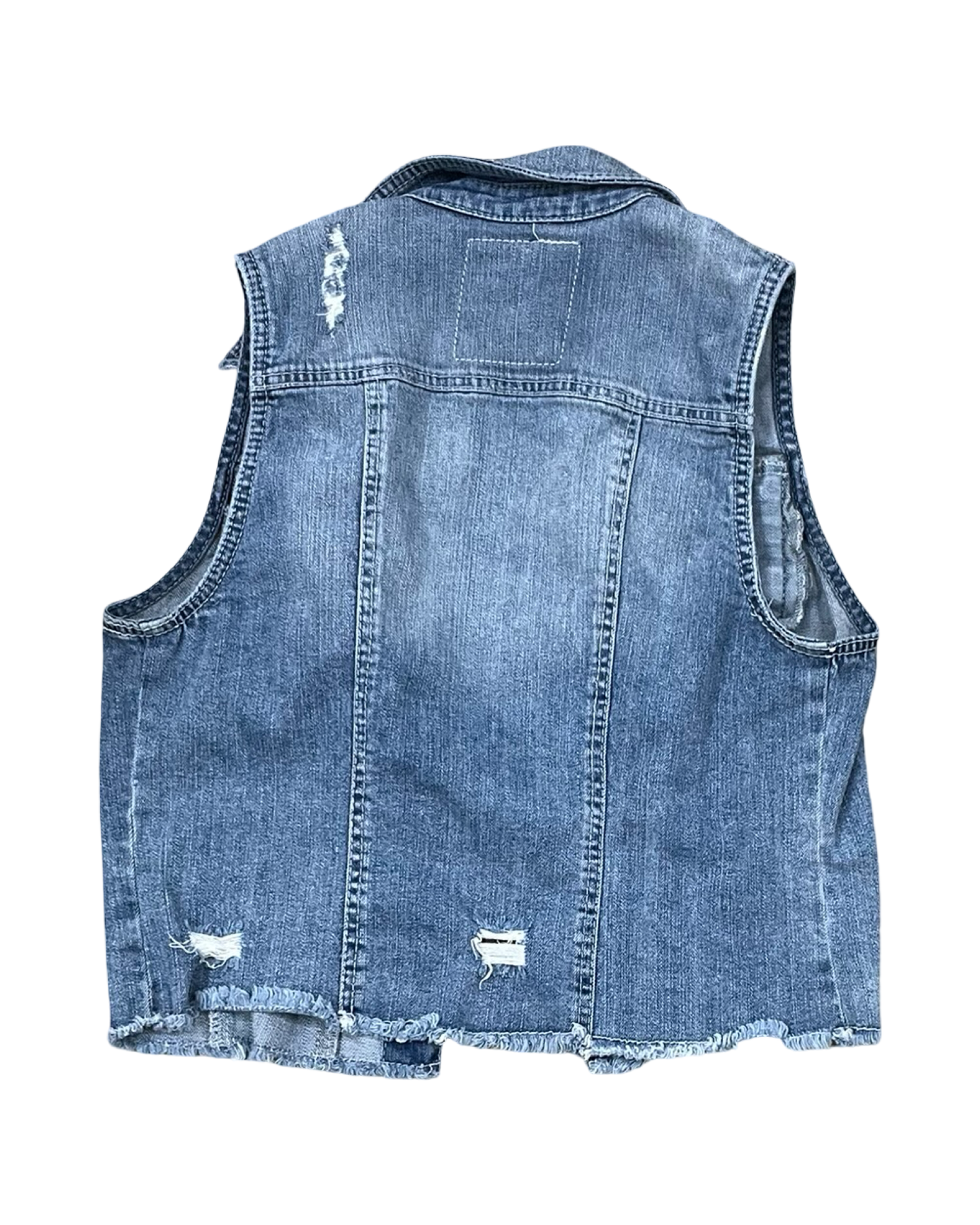 Vest Other By Silver In Blue Denim, Size:L
