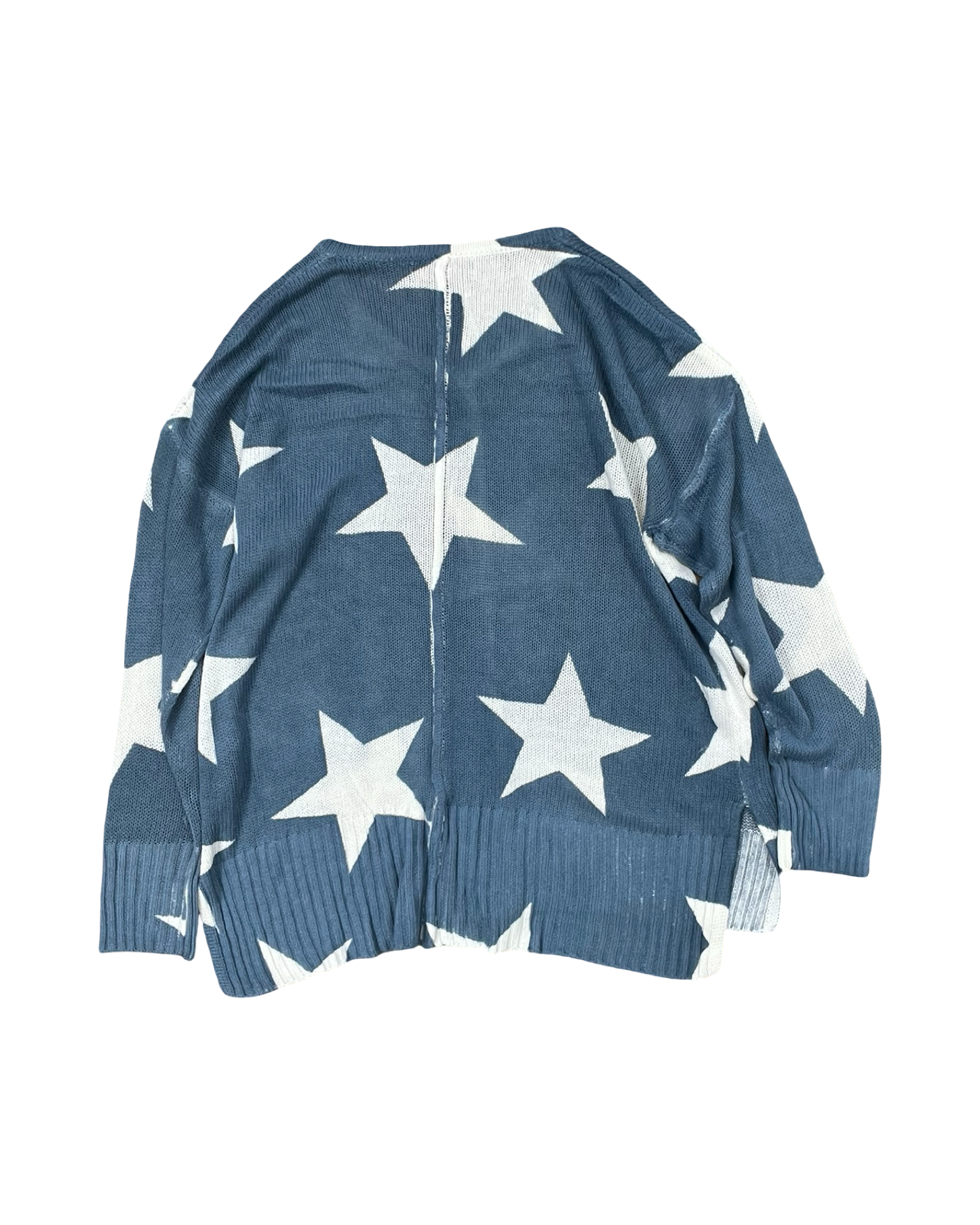 Sweater By Rock & Roll In Blue & Cream, Size:S