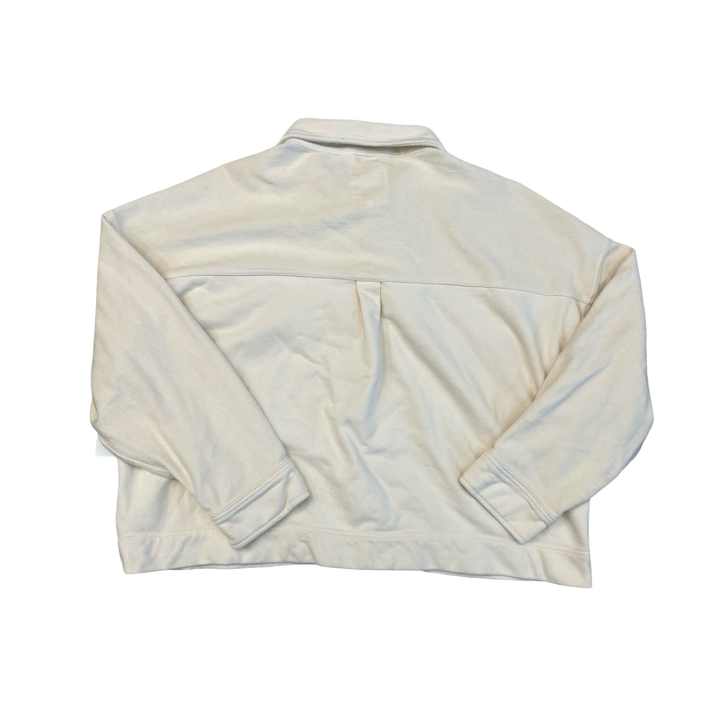 Jacket Shirt By Aerie In Cream, Size:Xxl