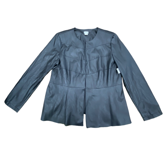 Jacket Other By Chicos In Black, Size:L
