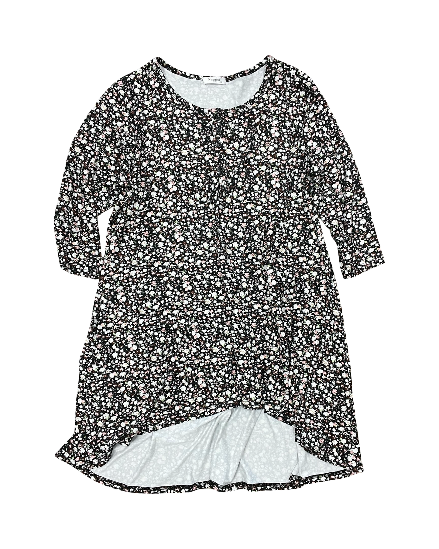 Dress Casual Midi By Clothes Mentor In Floral Print, Size:Xl
