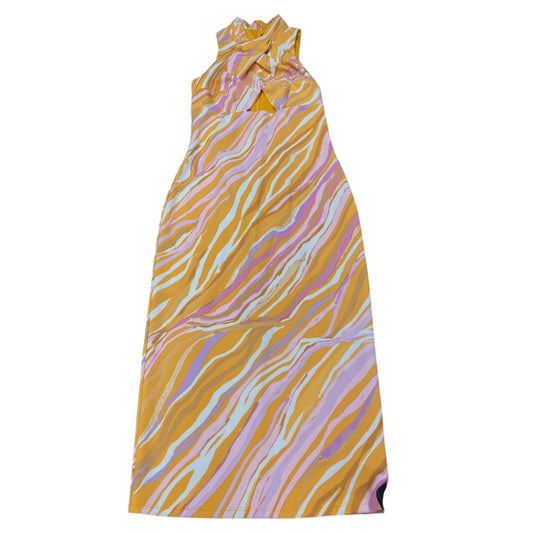 Dress Party Midi By Rachel Roy In Pink & Yellow, Size:Xs