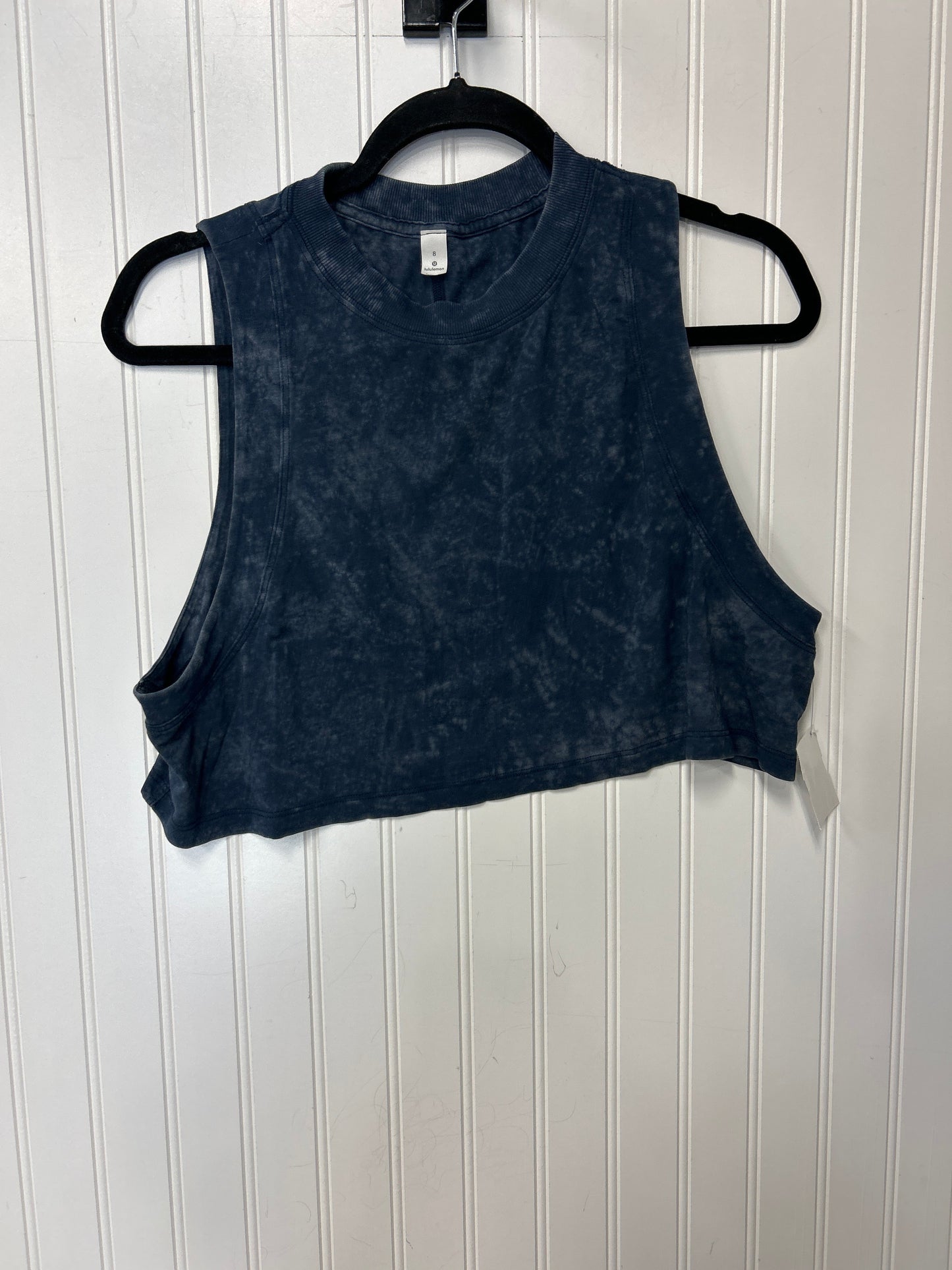 Athletic Tank Top By Lululemon In Navy, Size:8
