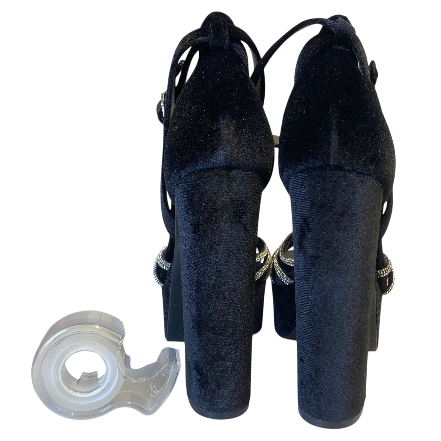 Shoes Heels Block By Gianni Bini In Black, Size:9