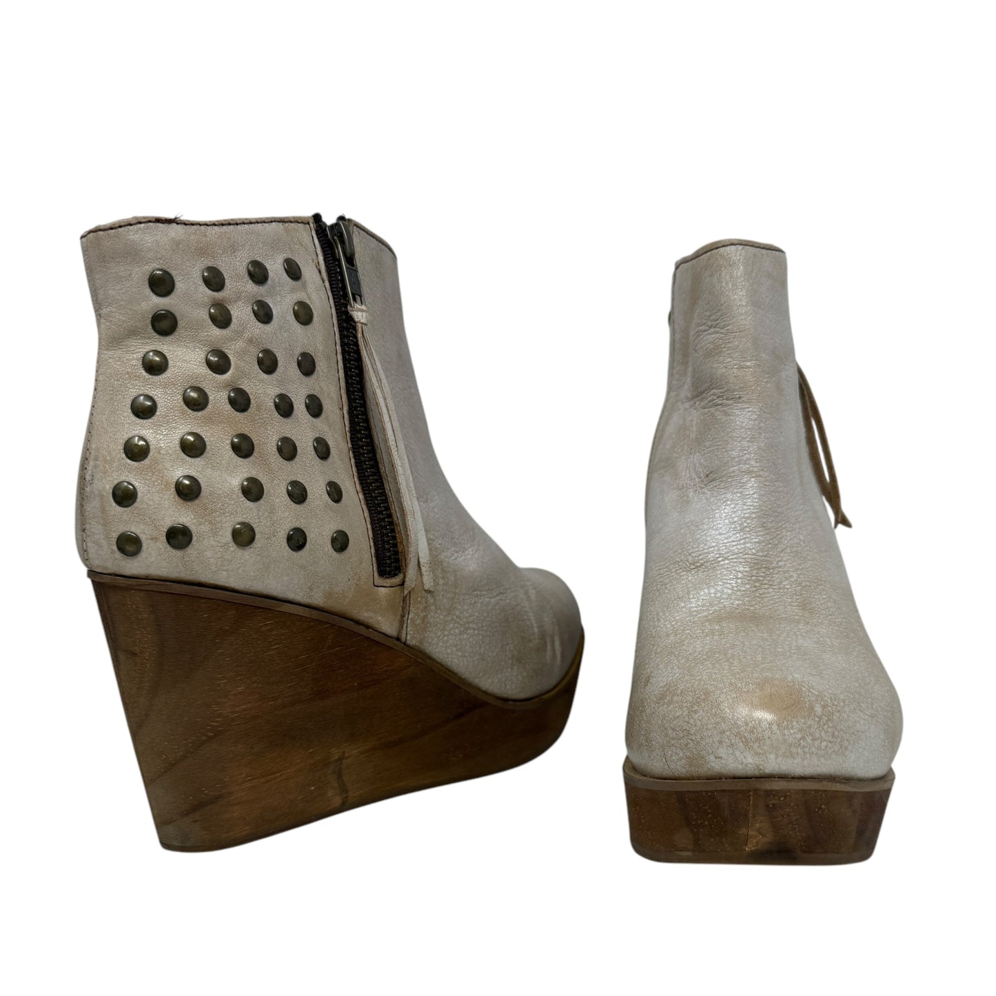 Cobbler Series Ghent Studded Bootie By Bed Stu In Nectar Luxe, Size: US 9.5/EU 39.5