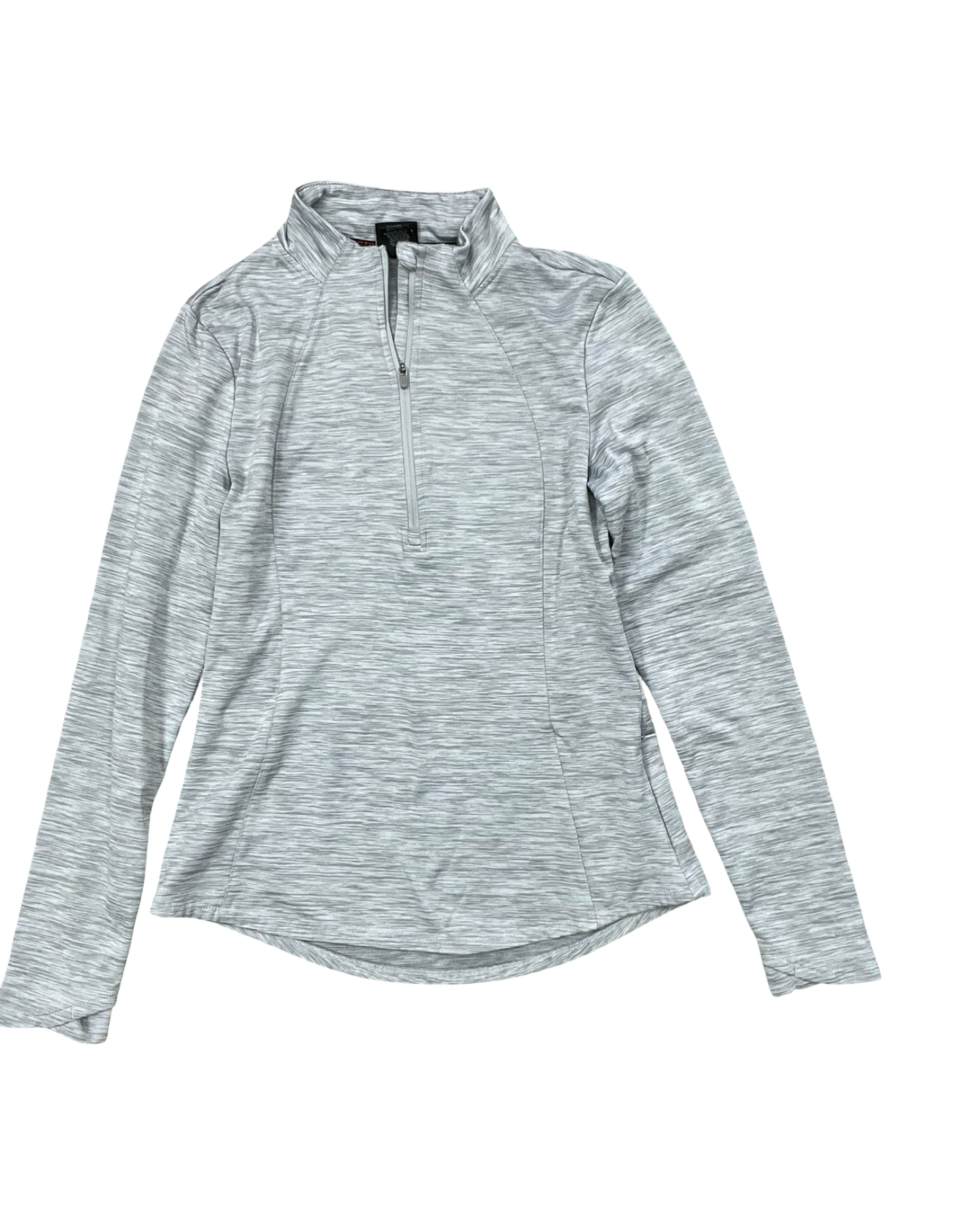 Athletic Sweatshirt Collar By Spyder In Grey, Size:M