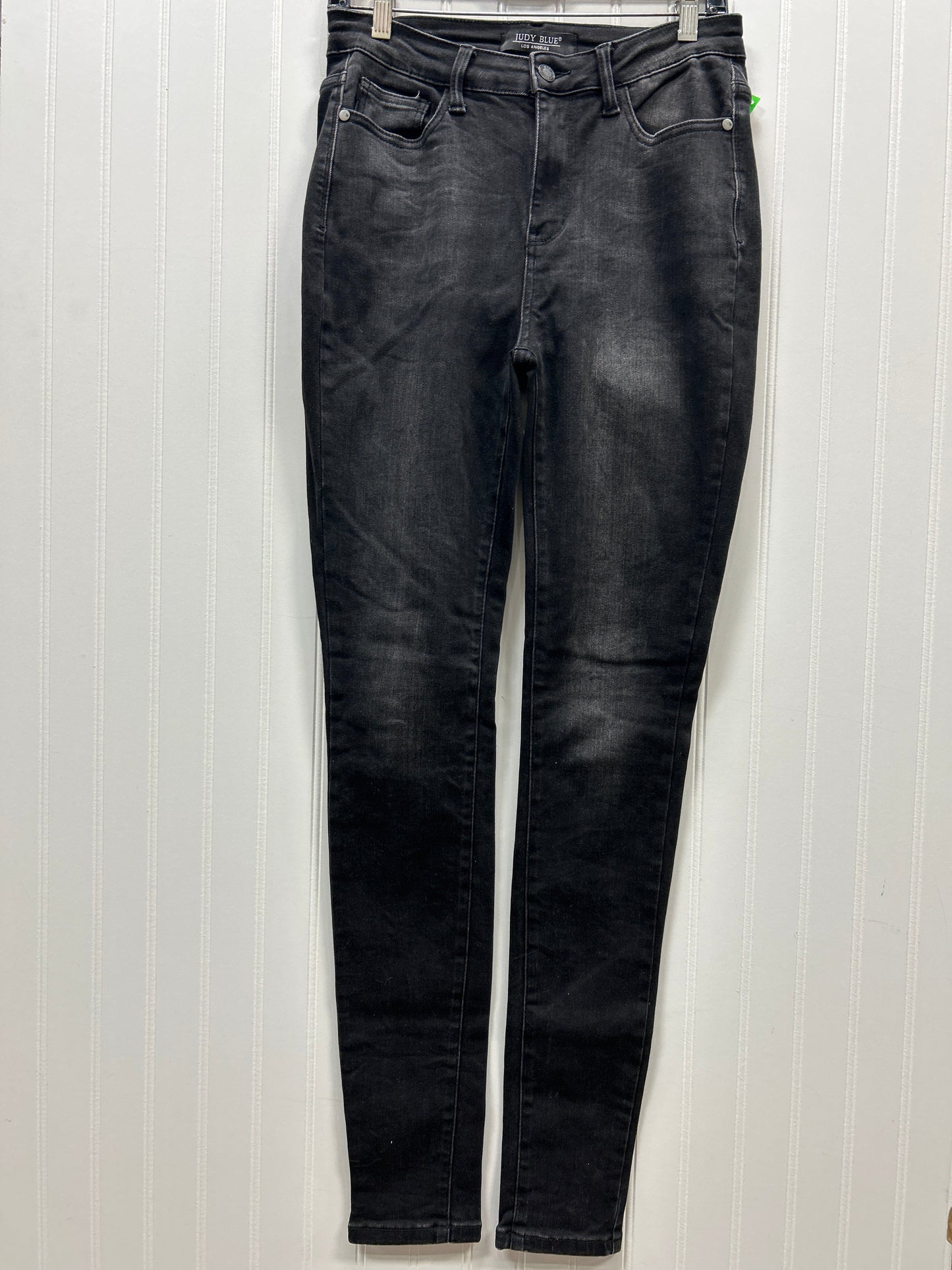 Jeans Skinny By Judy Blue In Black Denim, Size:6L