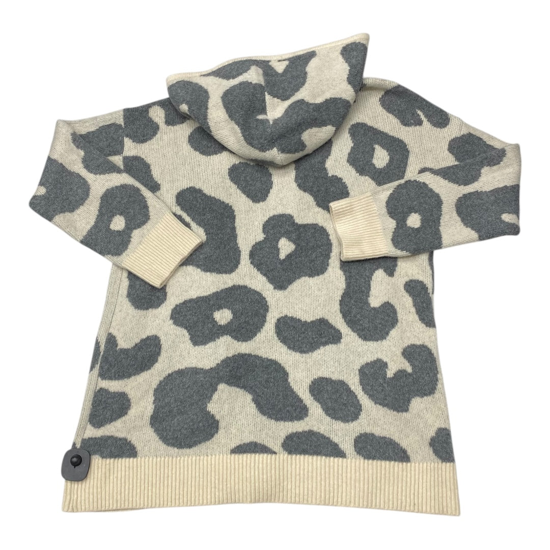 Sweater Cardigan By Lou And Grey In Grey & Tan, Size:L