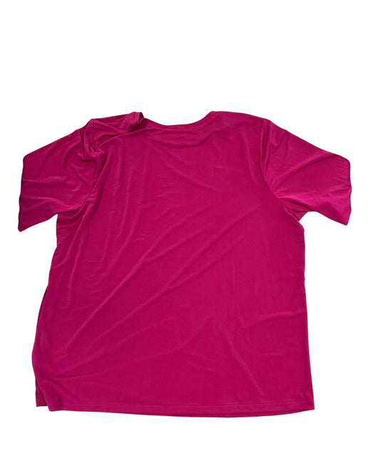Top Ss By Susan Graver In Pink, Size:1X