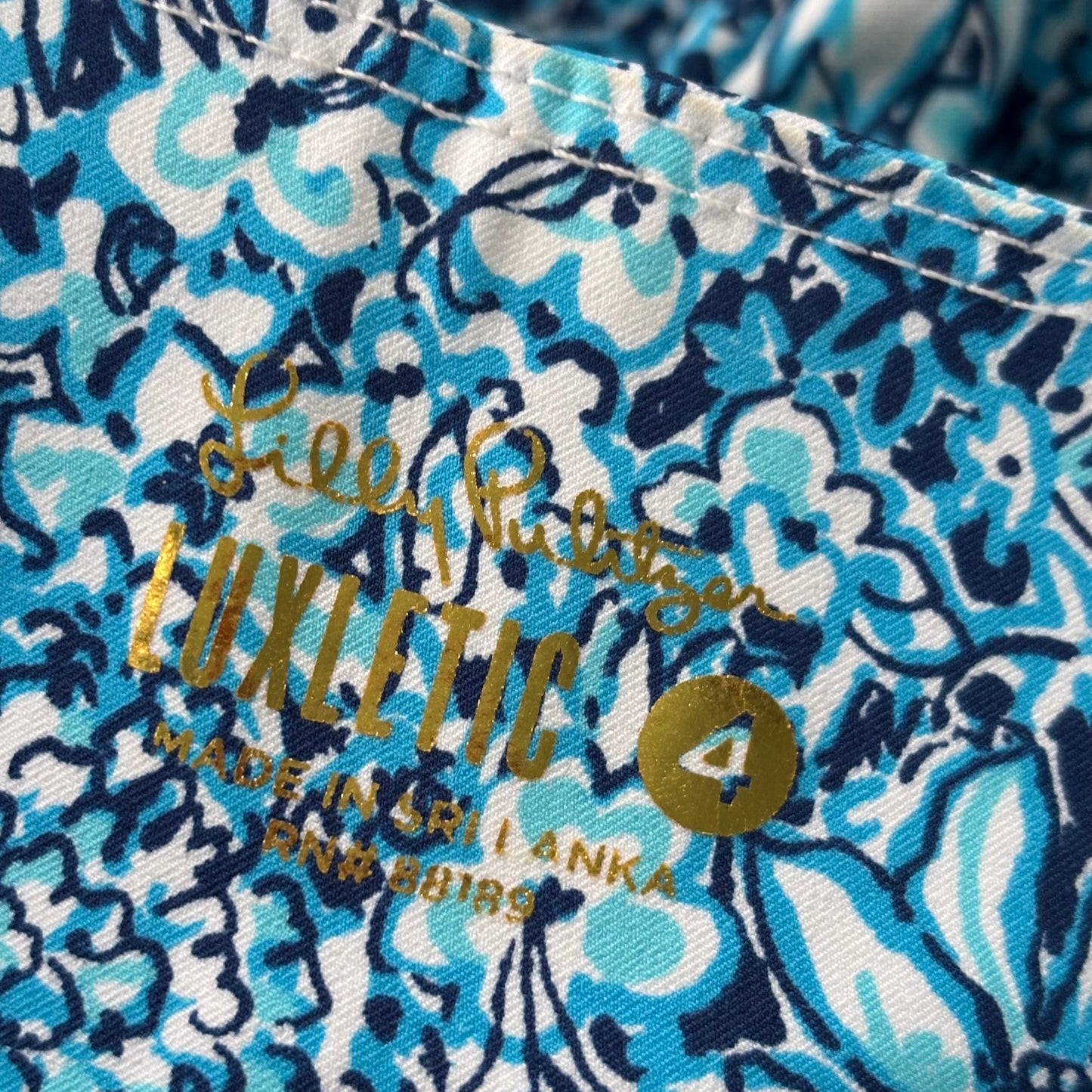 Pants Designer By Lilly Pulitzer In Floral Print, Size: 4