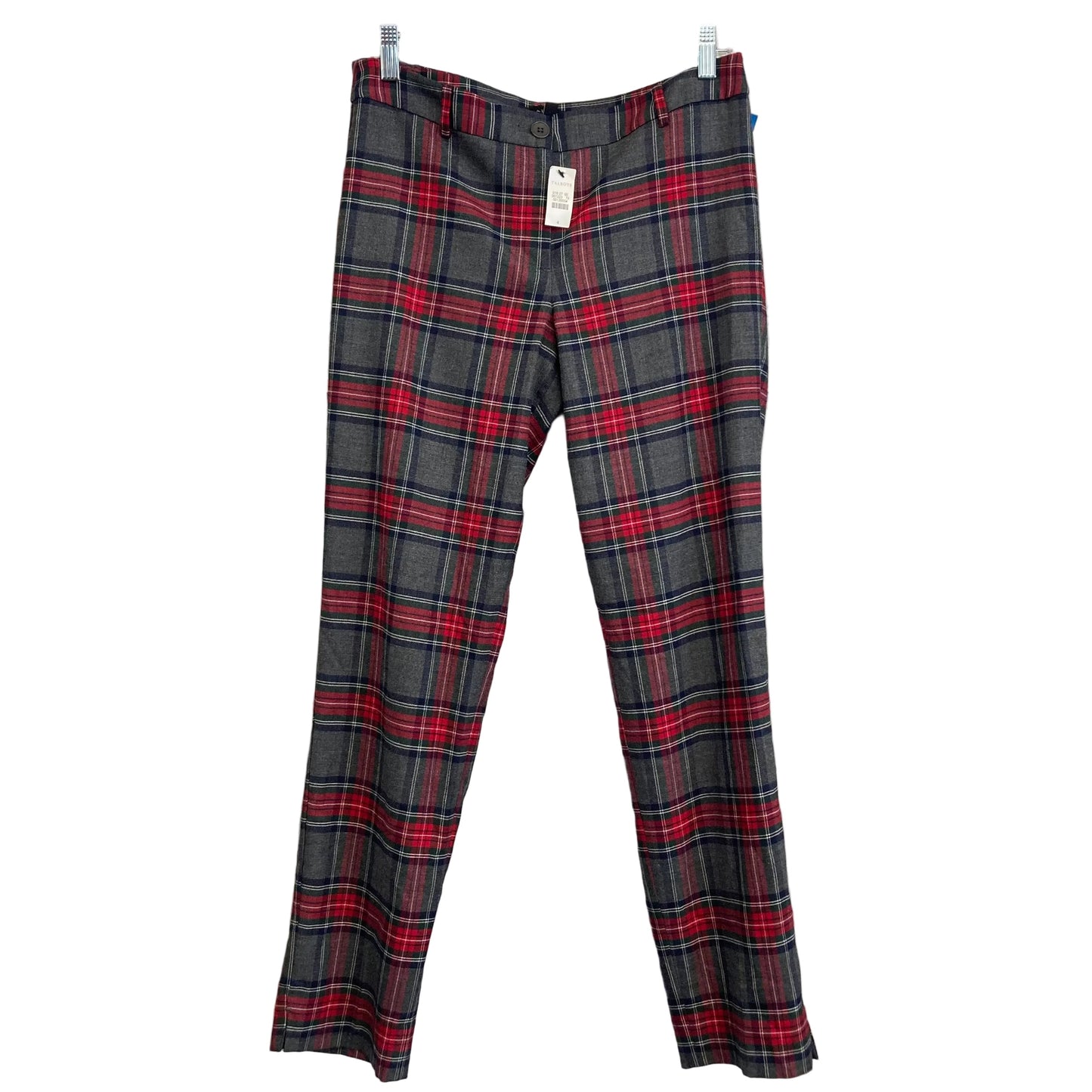 Pants Dress By Talbots In Plaid Pattern, Size:4