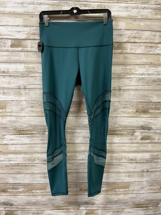Athletic Leggings By Lululemon In Green, Size:10