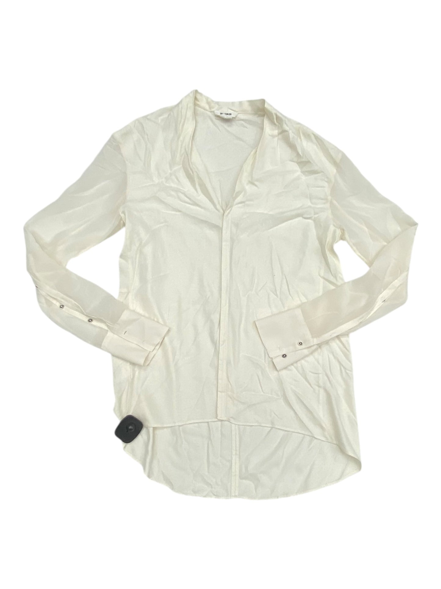 Top Ls Designer By Helmut Lang In Cream, Size:S