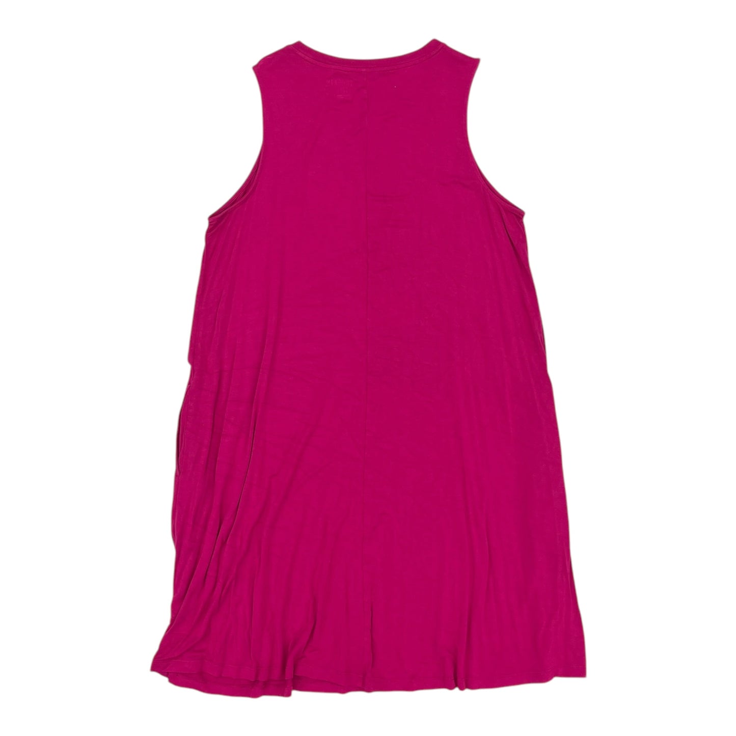 Dress Casual Midi By Time And Tru In Pink, Size:Xl