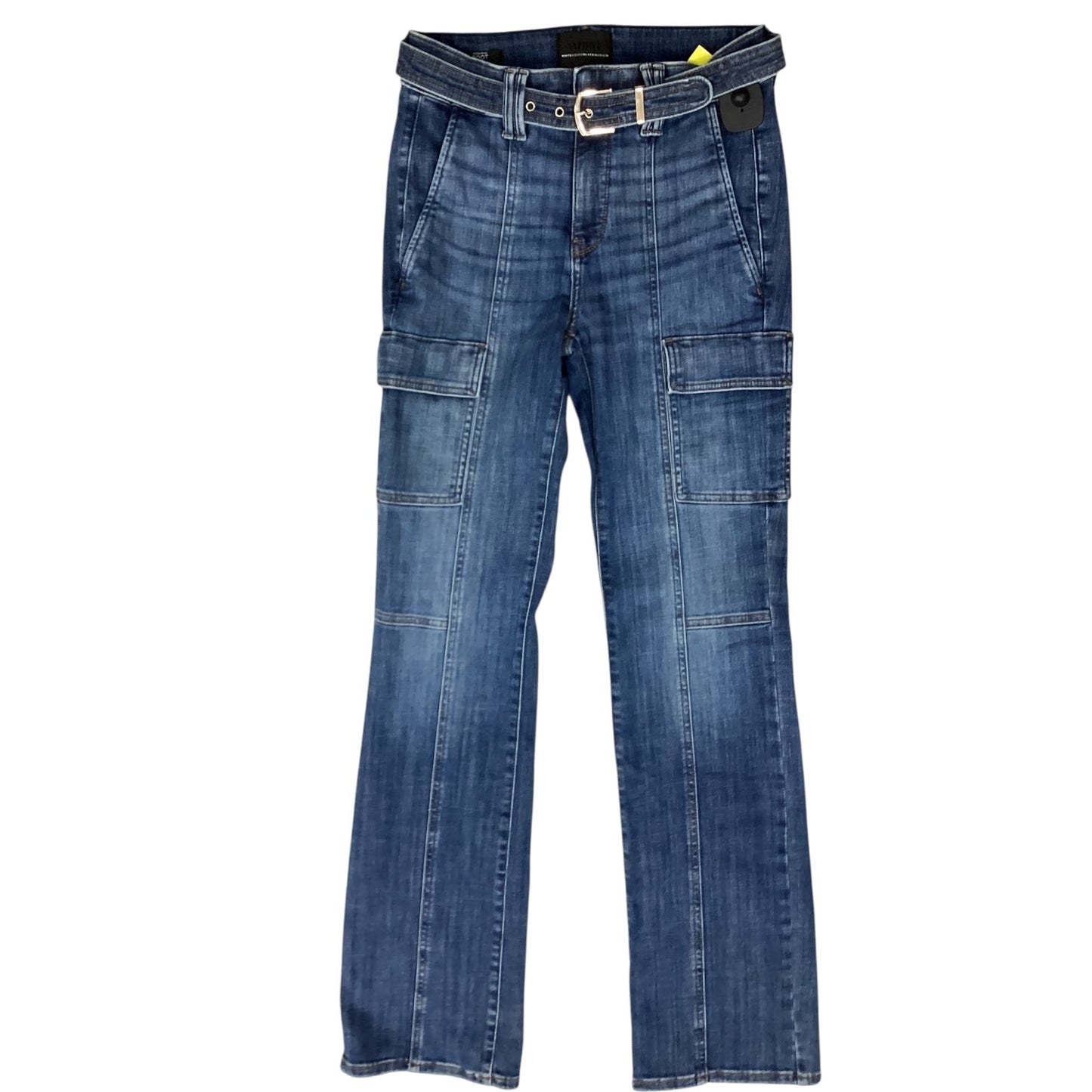 Jeans Boot Cut By White House Black Market In Blue Denim, Size:Xs