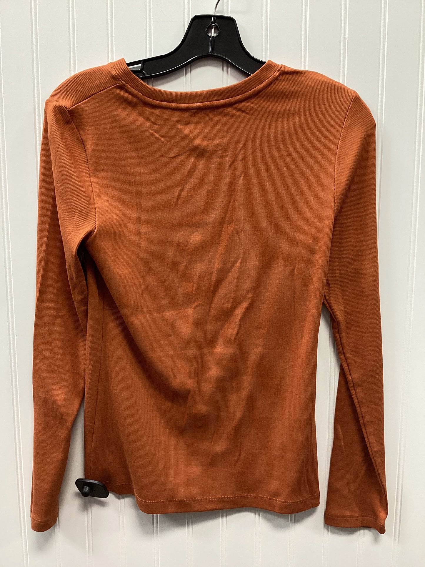 Top Ls Basic By A New Day In Orange, Size:S