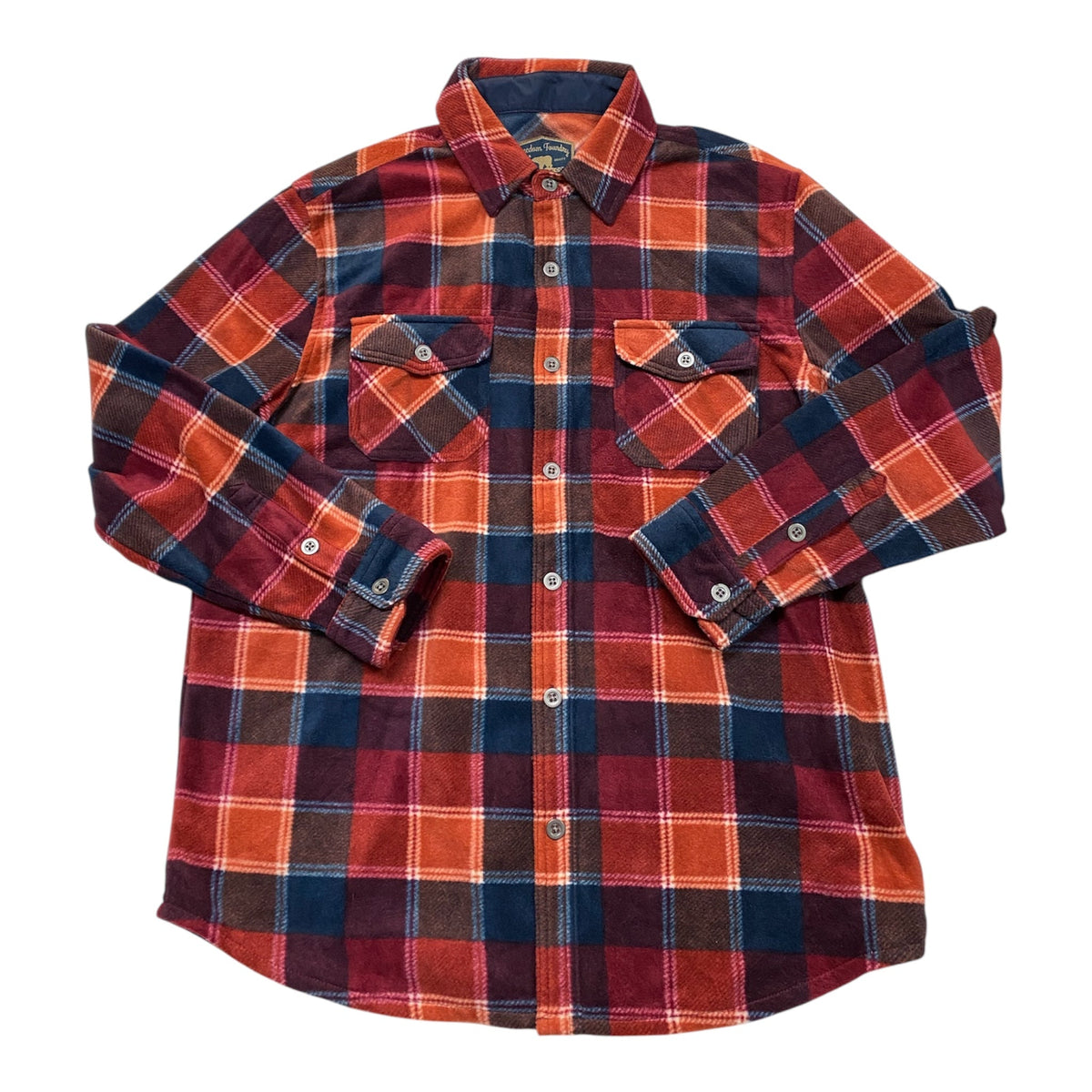 Top Ls By Cmc In Plaid Pattern, Size:L