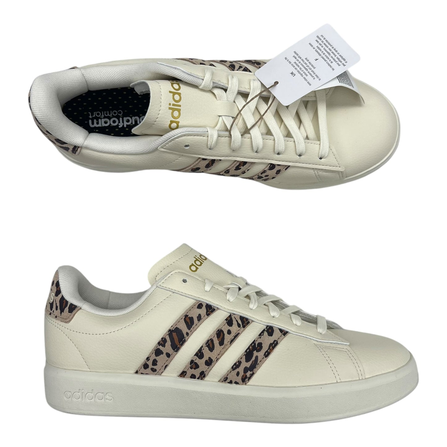 Shoes Sneakers By Adidas In Cream, Size:9