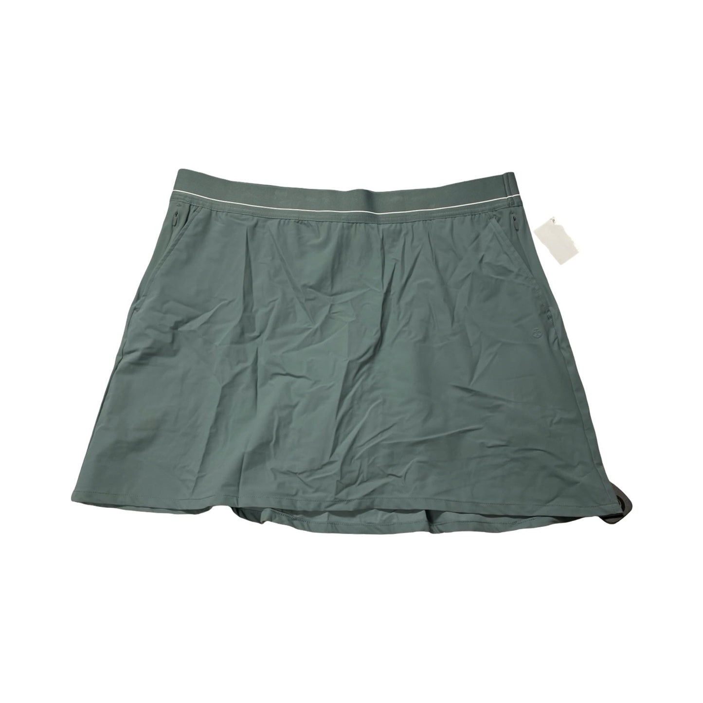 Athletic Skort By Soybu In Green, Size:Xl