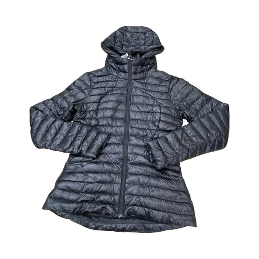 Athletic Jacket By Lululemon In Black, Size:6