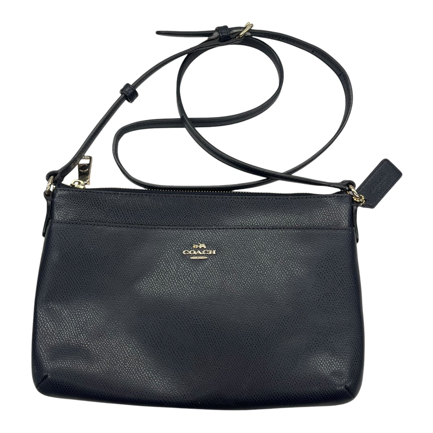 Crossbody Designer By Coach In Navy, Size:Medium