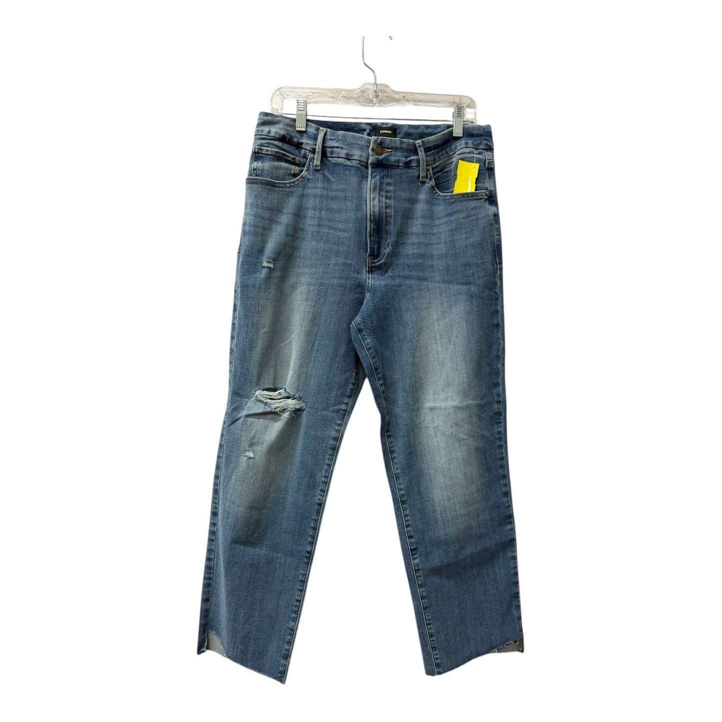 Jeans Straight By Express In Blue, Size:12