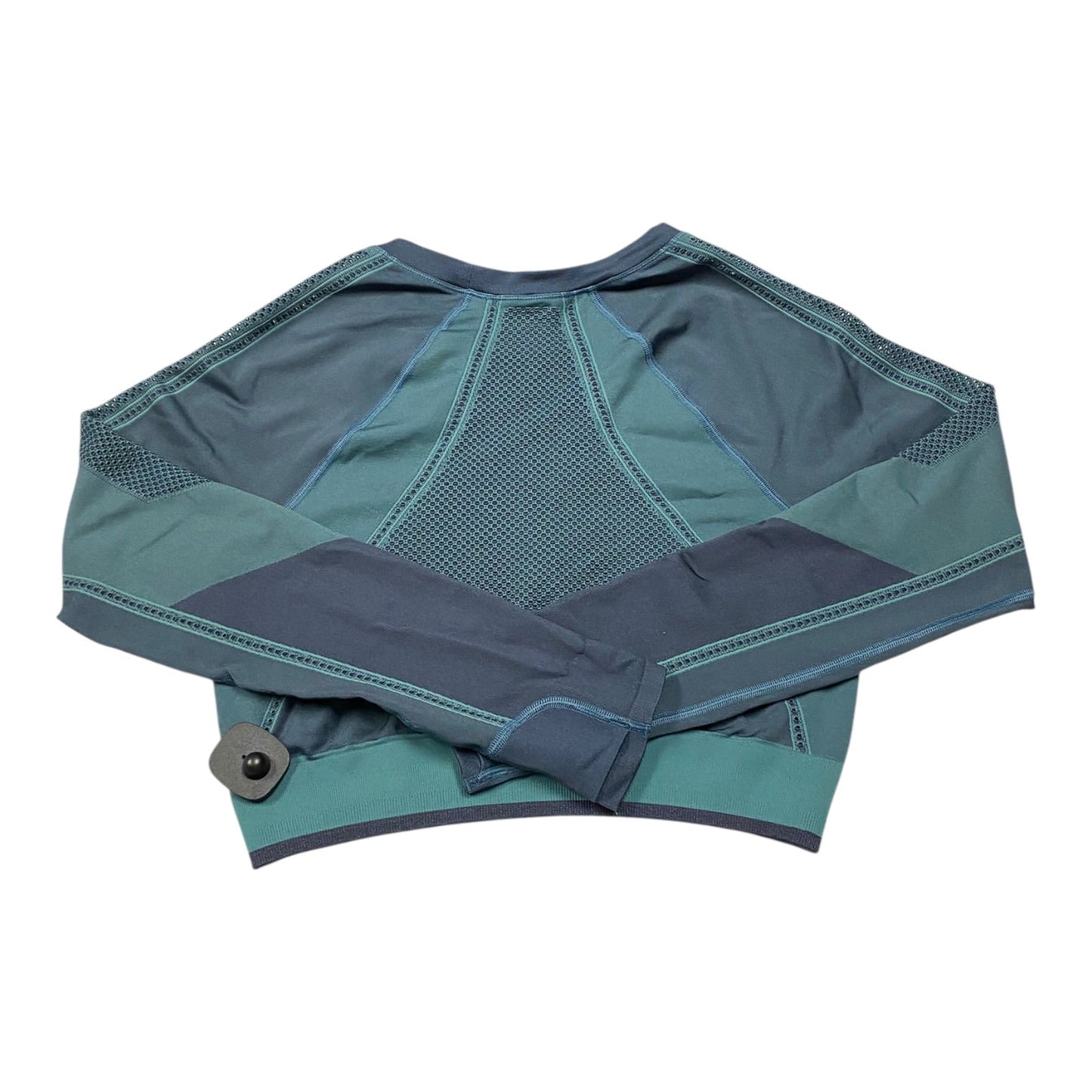 Athletic Top Ls Collar By Athleta In Teal, Size:Xl