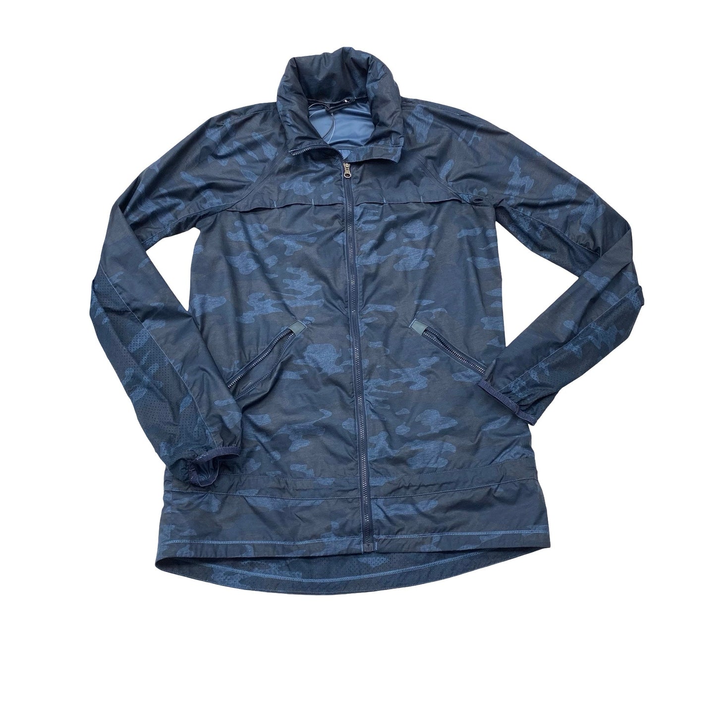 Athletic Jacket By Lululemon In Camouflage Print, Size:6