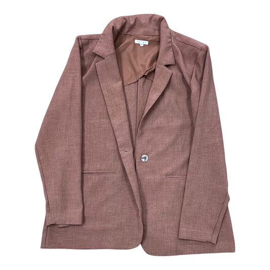 Blazer By Maurices In Tan, Size:Xl