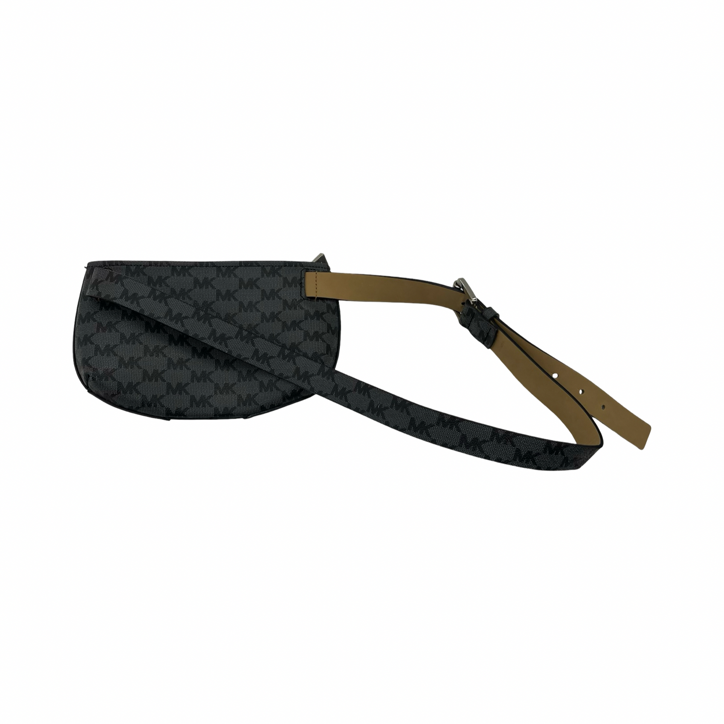 Belt Bag Designer By Michael Kors In Black & Grey, Size:Small