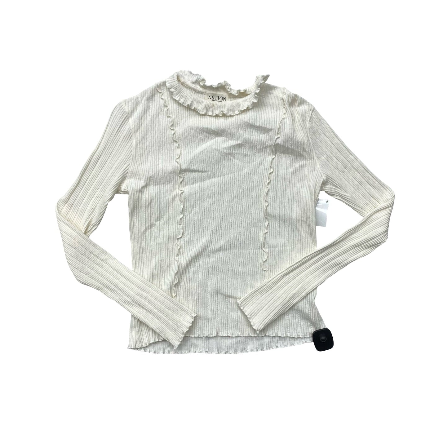 Top Ls By Nation In Cream, Size:S