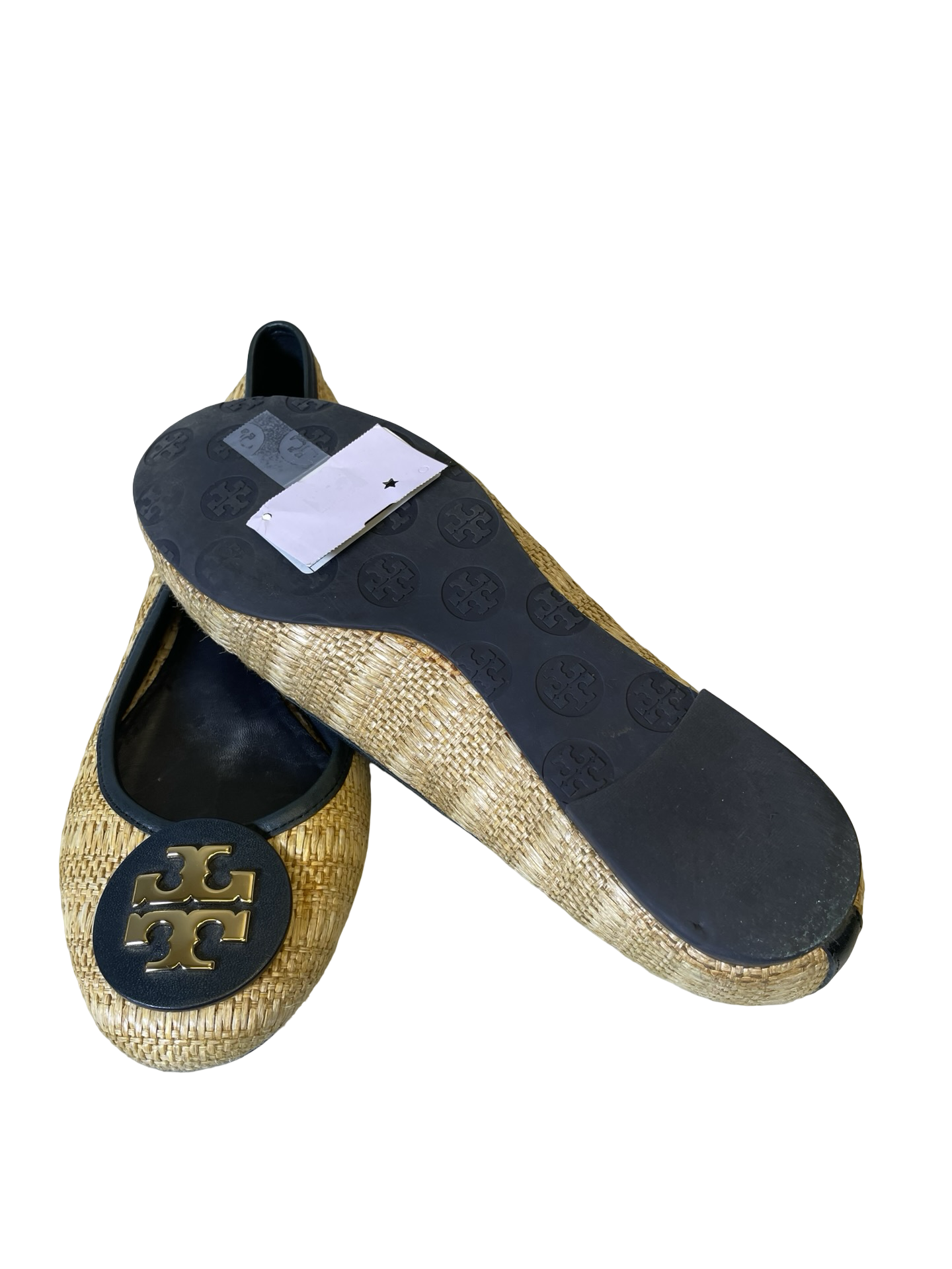 Shoes Designer By Tory Burch In Black & Cream, Size: 10