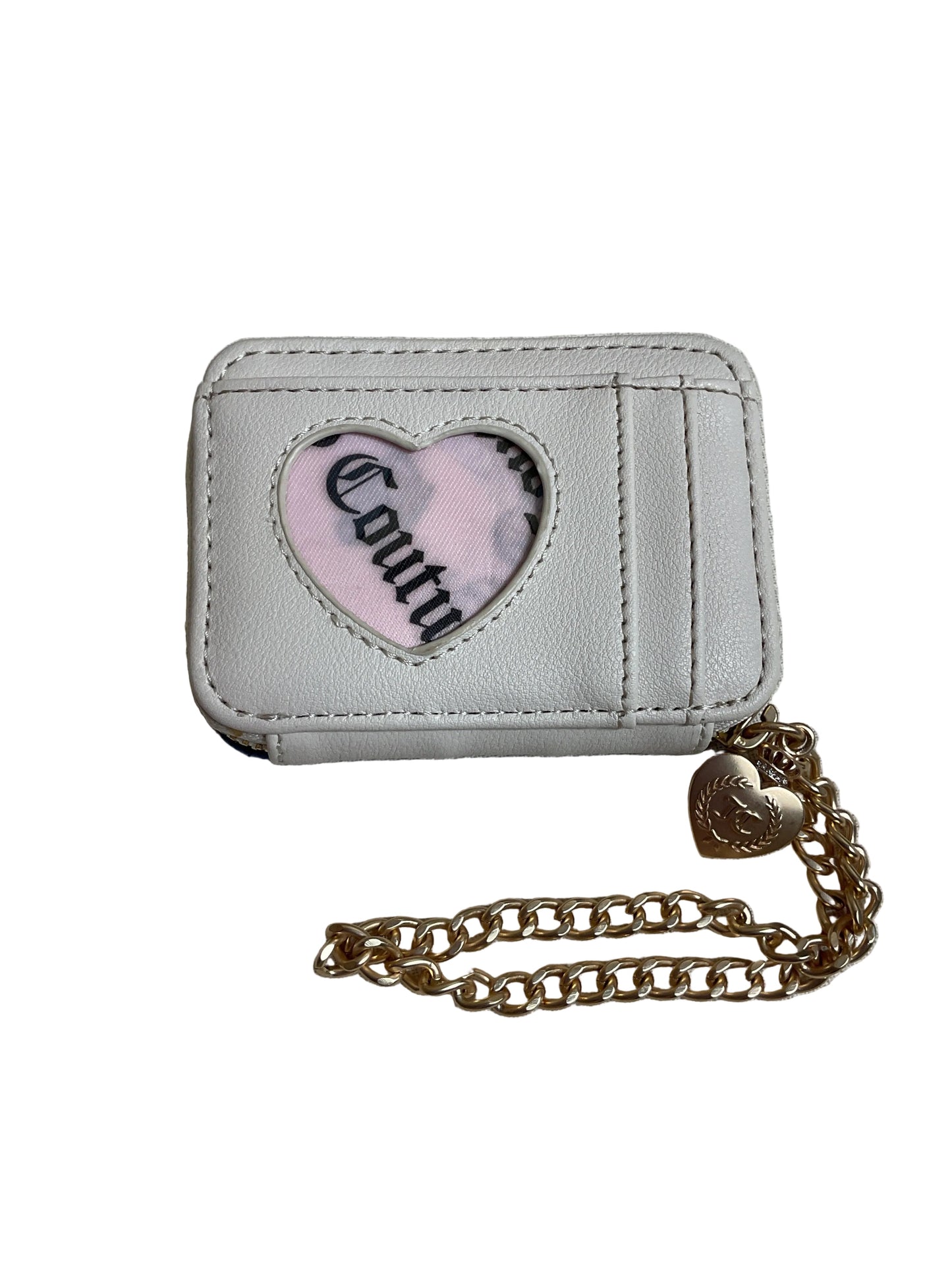 Handbag By Juicy Couture In Blue & Cream, Size:Medium