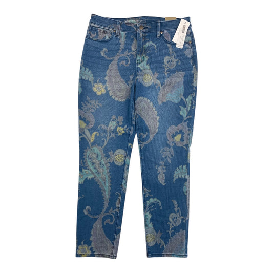 Jeans Straight By Chicos In Blue Denim, Size:8