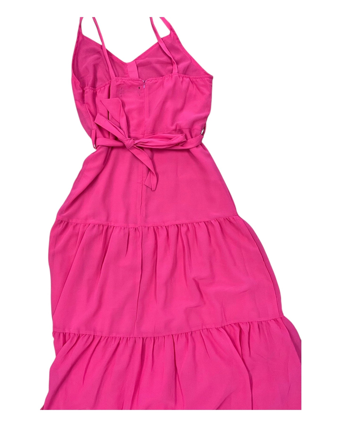 Dress Party Long By Clothes Mentor In Pink, Size:L