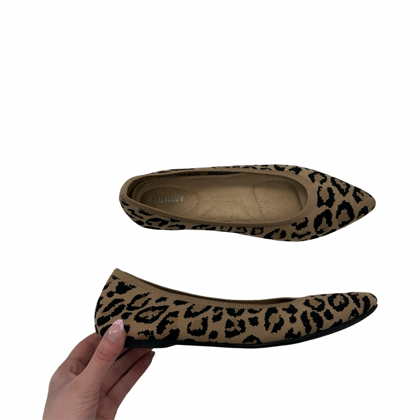 Shoes Flats By Old Navy In Animal Print, Size:8